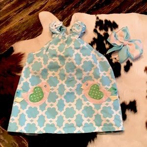 Mud Pie Dress w/ bow